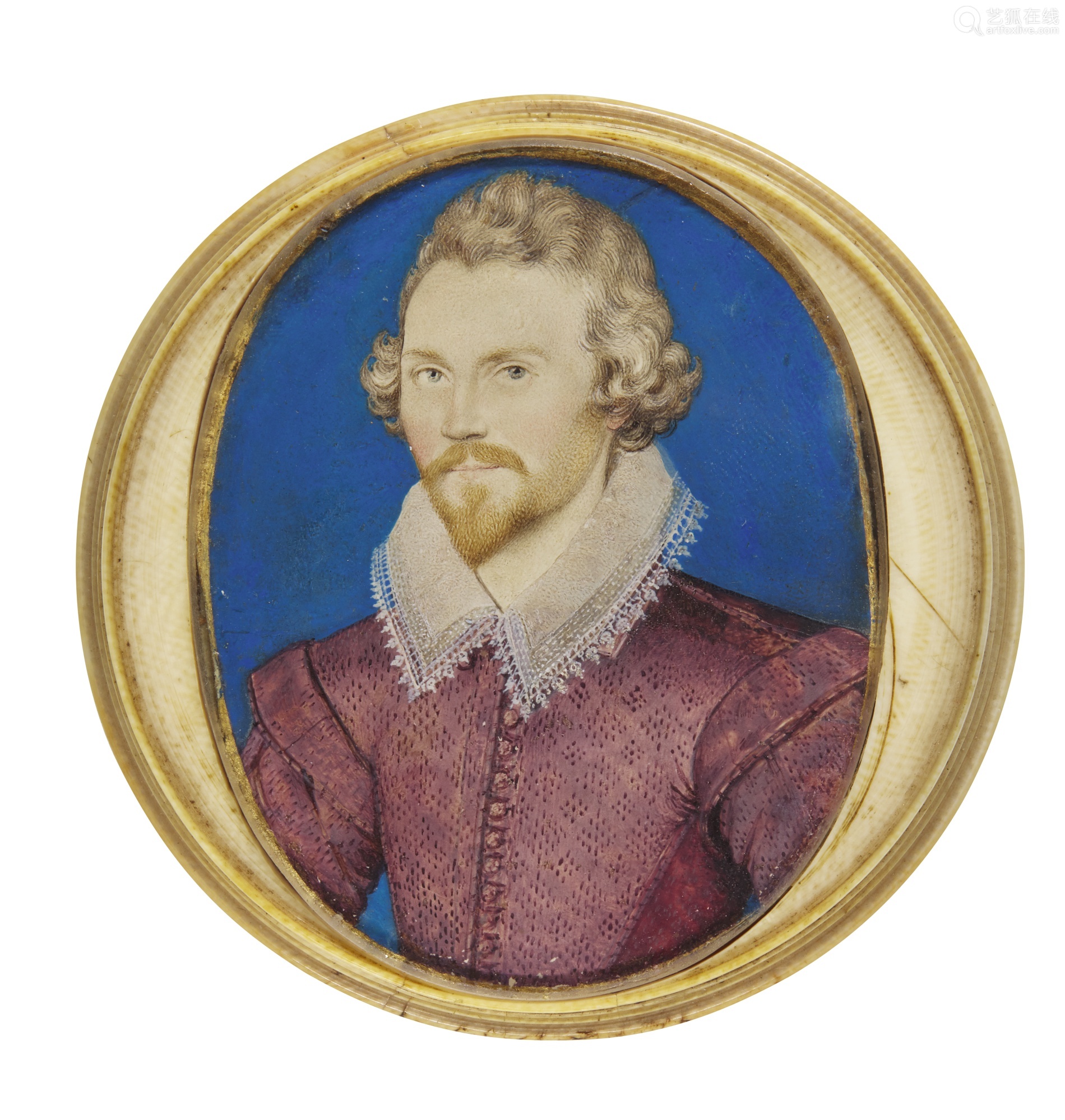 nicholas hilliard portrait of a gentleman, circa